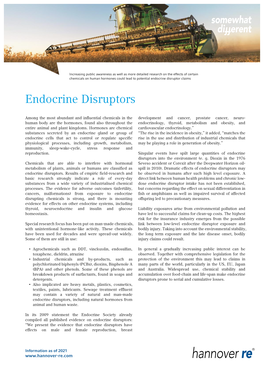 Endocrine Disruptors