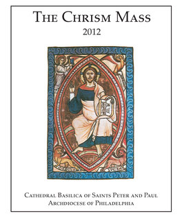 The Chrism Mass 2012