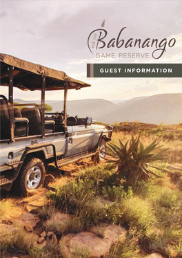 Babanango-Game-Reserve-Guest-Information