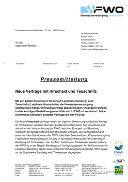 Pressemitteilung