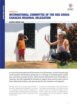 Icrcvenezuela 2019Activities.Pdf