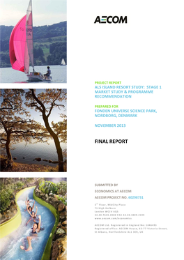 Project Report Als Island Resort Study: Stage 1 Market Study & Programme Recommendation