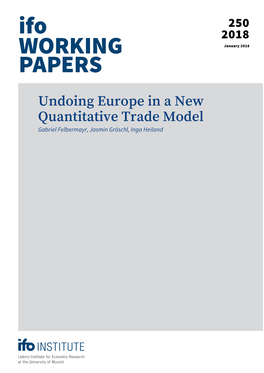 Undoing Europe in a New Quantitative Trade Model