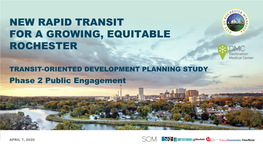 Why Rapid Transit?