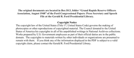 Grand Rapids Reserve Officers Association, August 1948” of the Ford Congressional Papers: Press Secretary and Speech File at the Gerald R