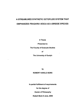 A STREAMLINED Synthetlc OCTOPLOID SYSTEM THAT