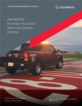 Aeroboss™ Runway Incursion Warning System (RIWS)