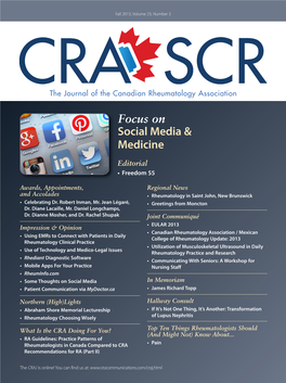 Social Media & Medicine Focus On