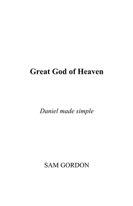 Great God of Heaven