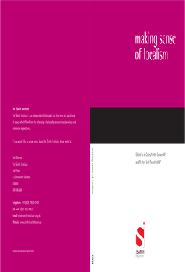 Making Sense of Localism