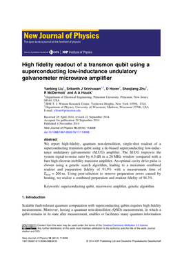 High Fidelity Readout of a Transmon Qubit Using a Superconducting Low