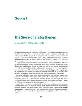 The Sieve of Eratosthenes