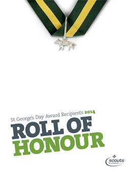 St George's Day Award Recipients 2014