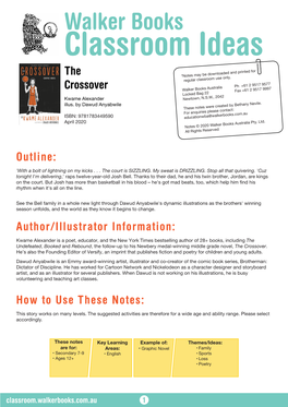 Download the Crossover Teacher Notes