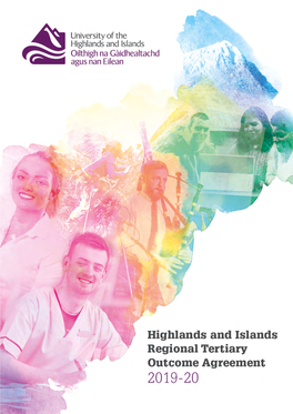 University of the Highlands and Islands Outcome Agreement 2019-20