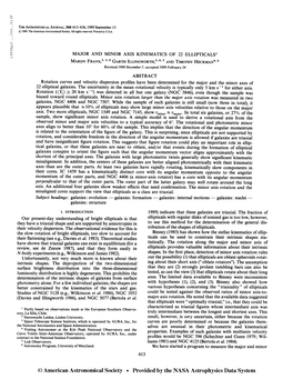 198 9Apj. . .344. .613F the Astrophysical Journal, 344:613-636