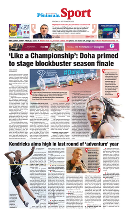 Like a Championship’: Doha Primed to Stage Blockbuster Season Finale