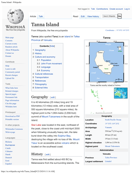 Tanna Island - Wikipedia
