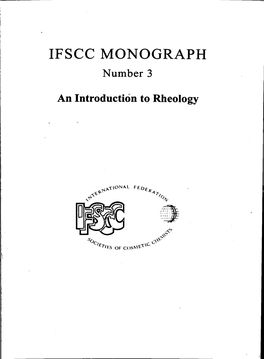 IFSCC MONOGRAPH Number 3