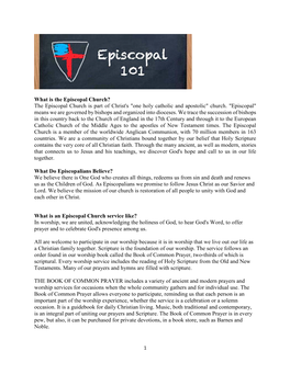 The Episcopal Church Is Part of Christ's 