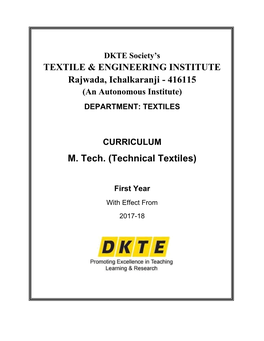 TEXTILE & ENGINEERING INSTITUTE Rajwada, Ichalkaranji