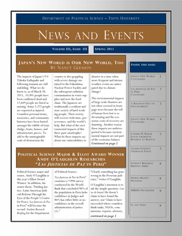 Spring 2011 Newsletter Vol III Issue III.Pub