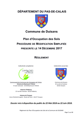 Commune De Duisans