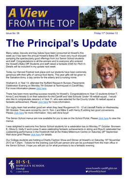The Principal's Update