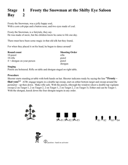 Stage 1 Frosty the Snowman at the Shifty Eye Saloon Bay 2