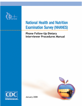 Phone Follow-Up Dietary Interviewer Procedures Manual