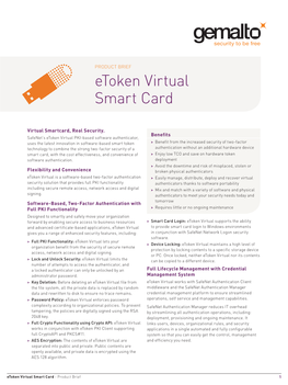 Etoken Virtual Smart Card