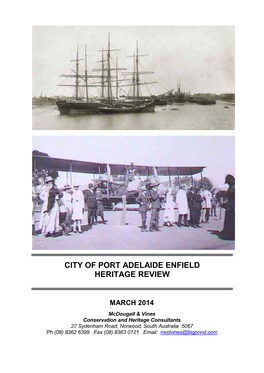 City of Port Adelaide Enfield Heritage Review