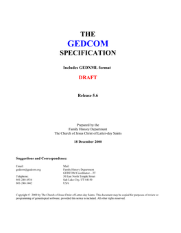 GEDCOM 5.5.2 With