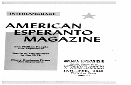 American Esperanto Magazine