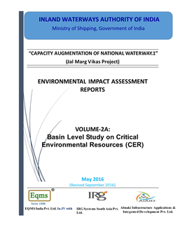 Volume 2A of Basin Level Study