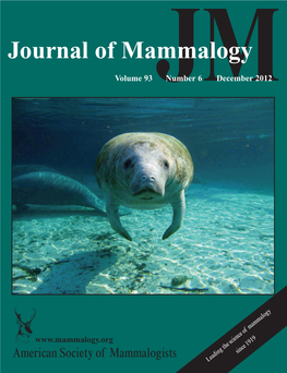 Journal of Mammalogy