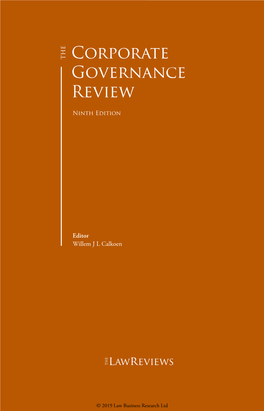 Corporate Governance Practices in Canada | 2019