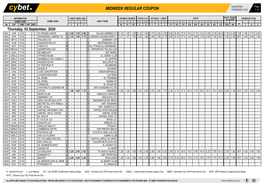 Midweek Regular Coupon 01/09/2020 10:24 1 / 2