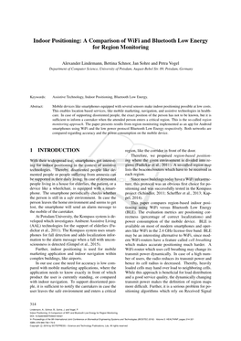 Indoor Positioning: a Comparison of Wifi and Bluetooth Low Energy for Region Monitoring