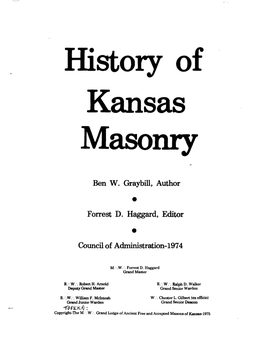 History of Kansas Masonry