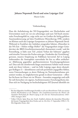 Johann Nepomuk David Und Seine Leipziger Zeit1 Maren Goltz