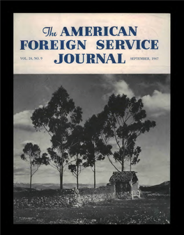 The Foreign Service Journal, September 1947