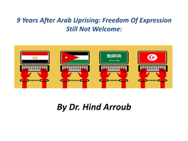 Freedom of Expression After the Arab Uprising: the Continuity Of