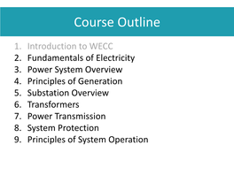 Module 2: Fundamentals of Electricity