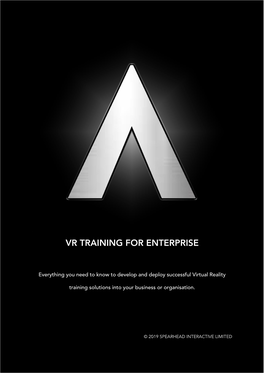 Vr Training for Enterprise