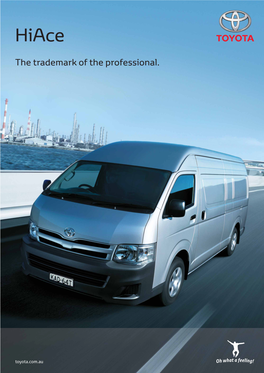 Brochure: Toyota Mk.5-II Hiace (August 2012)