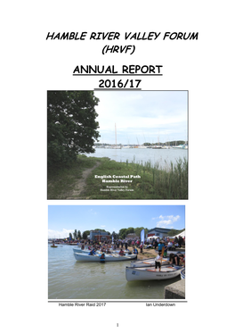 Hamble River Valley Forum (Hrvf)