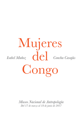 Folleto Mujeres Del Congo