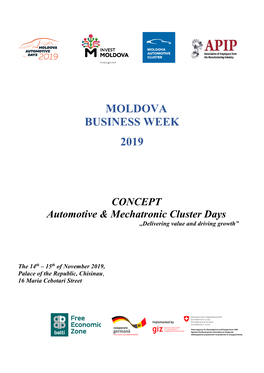 Moldova Business Week 2019