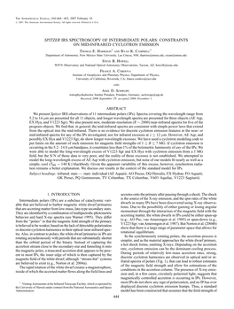 CONSTRAINTS on MID-INFRARED CYCLOTRON EMISSION Thomas E